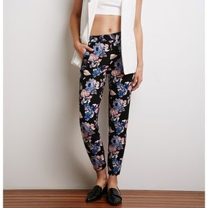 Floral joggers